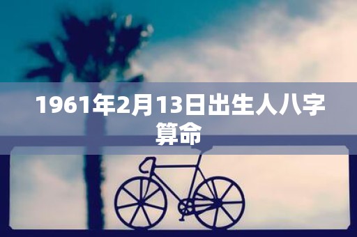 1961年2月13日出生人八字算命