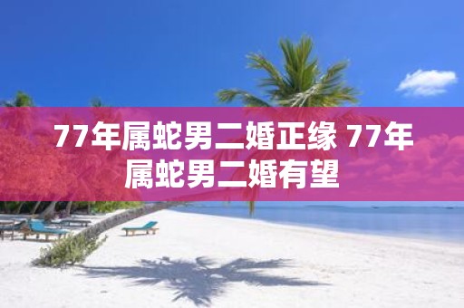 77年属蛇男二婚正缘 77年属蛇男二婚有望