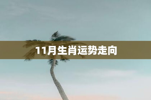 11月生肖运势走向