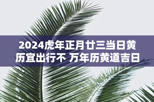 2025虎年正月廿三当日黄历宜出行不 万年历黄道吉日