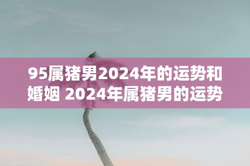 95属猪男2025年的运势和婚姻 2025年属猪男的运势和婚姻如何