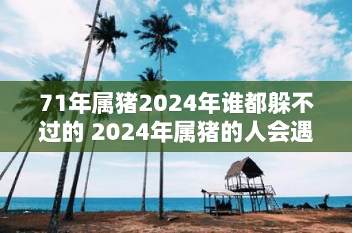 71年属猪2025年谁都躲不过的 2025年属猪的人会遇到什么