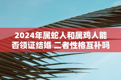 2025年属蛇人和属鸡人能否领证结婚 二者性格互补吗