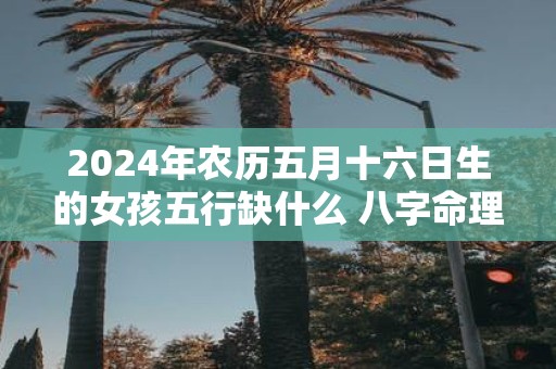 2025年农历五月十六日生的女孩五行缺什么 八字命理详解