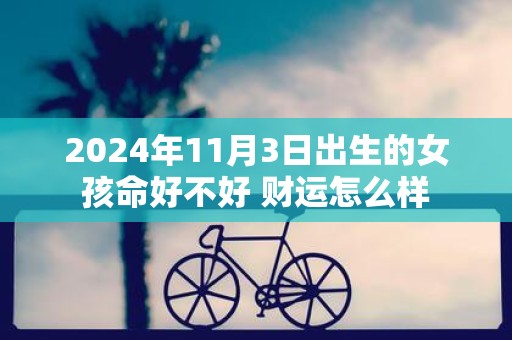 2025年11月3日出生的女孩命好不好 财运怎么样