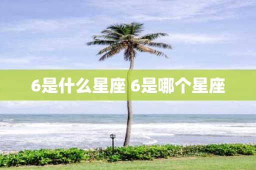 6是什么星座 6是哪个星座