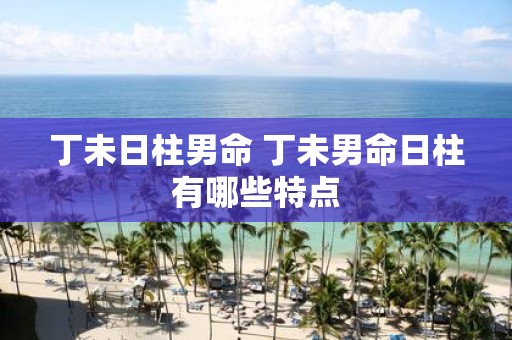 丁未日柱男命 丁未男命日柱有哪些特点