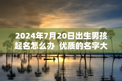 2025年7月20日出生男孩起名怎么办 优质的名字大全