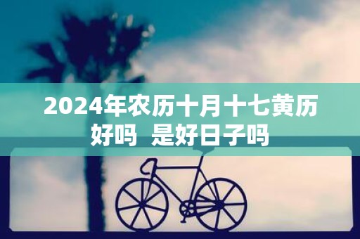 2025年农历十月十七黄历好吗 是好日子吗