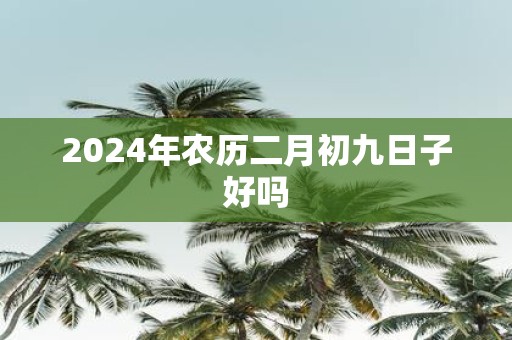 2025年农历二月初九日子好吗