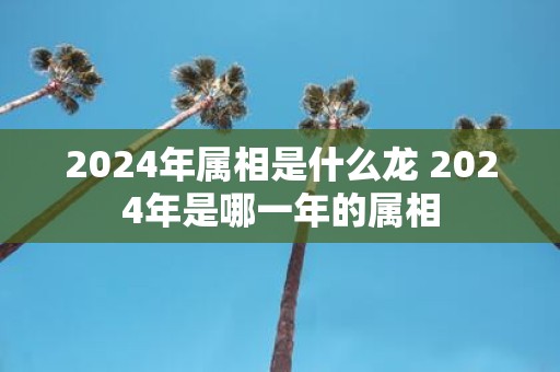 2025年属相是什么龙 2025年是哪一年的属相