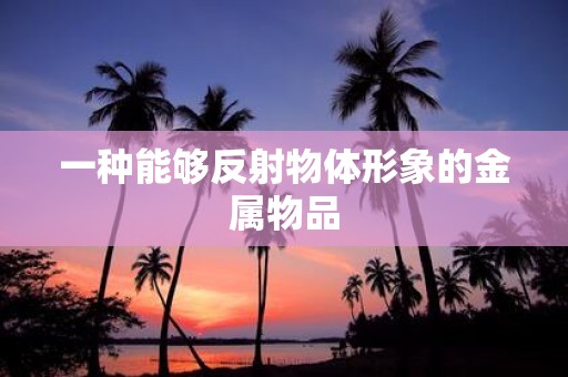 一种能够反射物体形象的金属物品