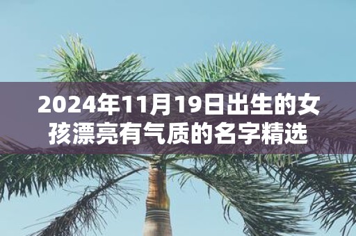 2025年11月19日出生的女孩漂亮有气质的名字精选