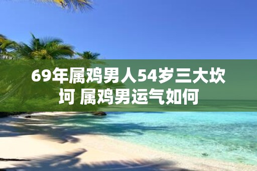 69年属鸡男人54岁三大坎坷 属鸡男运气如何