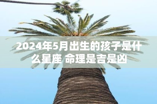 2025年5月出生的孩子是什么星座 命理是吉是凶
