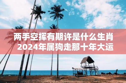 两手空挥有期许是什么生肖 2025年属狗走那十年大运
