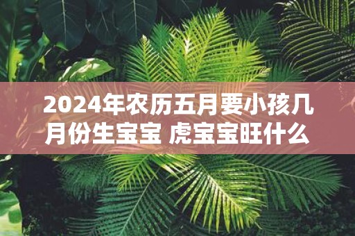 2025年农历五月要小孩几月份生宝宝 虎宝宝旺什么父母