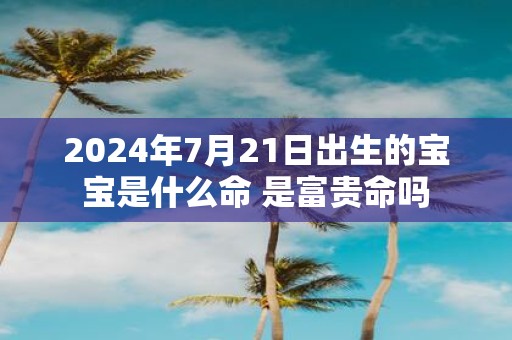 2025年7月21日出生的宝宝是什么命 是富贵命吗