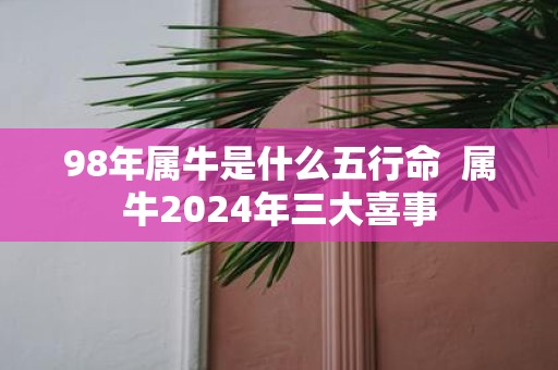98年属牛是什么五行命 属牛2025年三大喜事