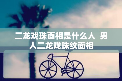 二龙戏珠面相是什么人 男人二龙戏珠纹面相