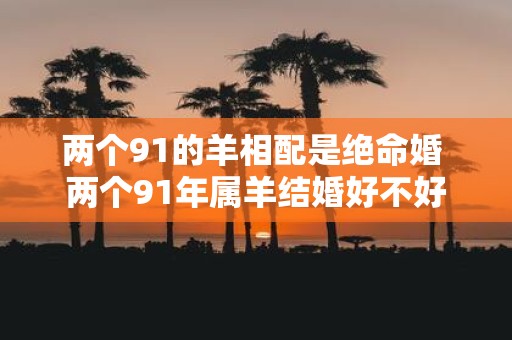 两个91的羊相配是绝命婚 两个91年属羊结婚好不好