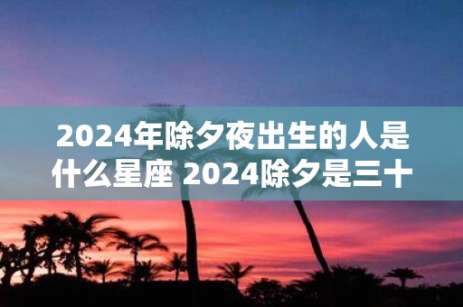 2025年除夕夜出生的人是什么星座 2025除夕是三十吗