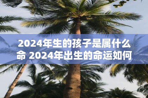 2025年生的孩子是属什么命 2025年出生的命运如何