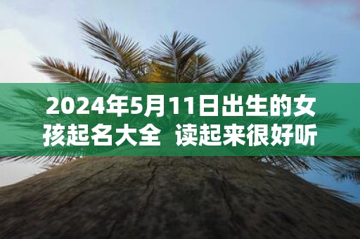2025年5月11日出生的女孩起名大全 读起来很好听