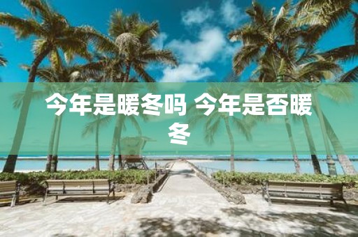 今年是暖冬吗 今年是否暖冬