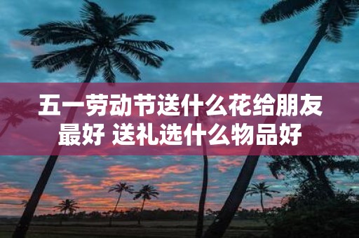 五一劳动节送什么花给朋友最好 送礼选什么物品好 五一劳动节送什么花给朋友最好 送礼选什么物品好