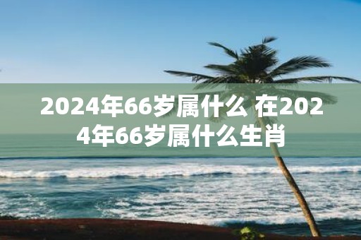 2025年66岁属什么 在2025年66岁属什么生肖