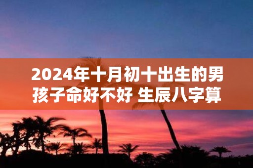 2025年十月初十出生的男孩子命好不好 生辰八字算命