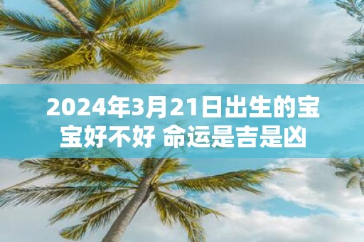 2025年3月21日出生的宝宝好不好 命运是吉是凶