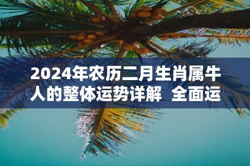 2025年农历二月生肖属牛人的整体运势详解 全面运程如何