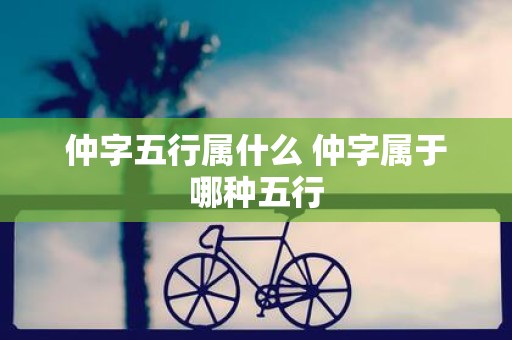 仲字五行属什么 仲字属于哪种五行