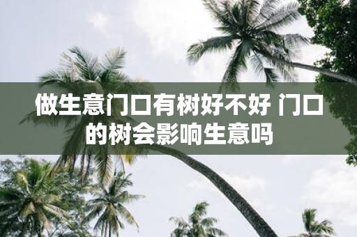 做生意门口有树好不好 门口的树会影响生意吗