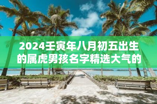 2025壬寅年八月初五出生的属虎男孩名字精选大气的