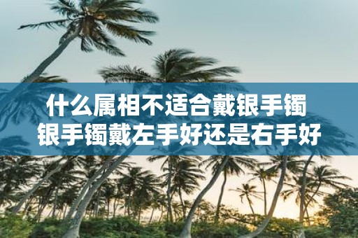 什么属相不适合戴银手镯 银手镯戴左手好还是右手好