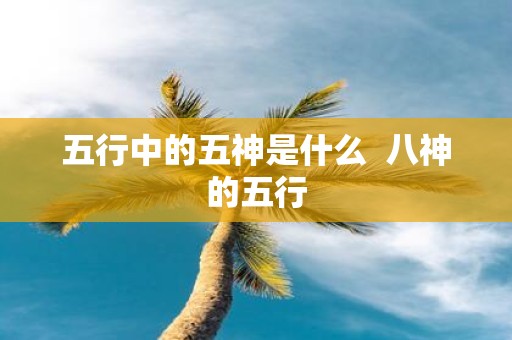 五行中的五神是什么 八神的五行