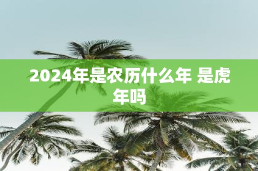 2025年是农历什么年 是虎年吗