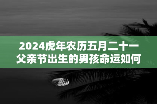 2025虎年农历五月二十一父亲节出生的男孩命运如何