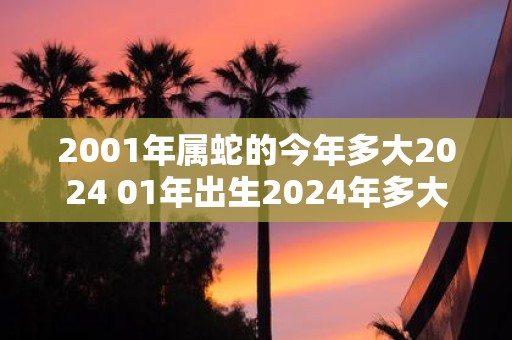 2001年属蛇的今年多大2025 01年出生2025年多大年龄