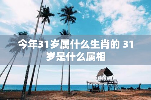 今年31岁属什么生肖的 31岁是什么属相