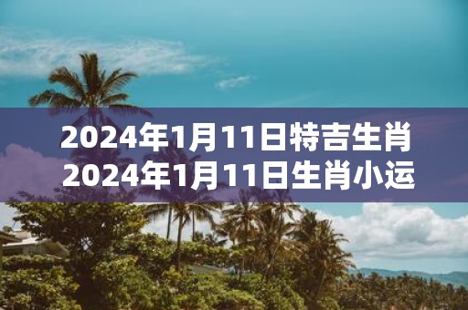 2025年1月11日特吉生肖 2025年1月11日生肖小运播报