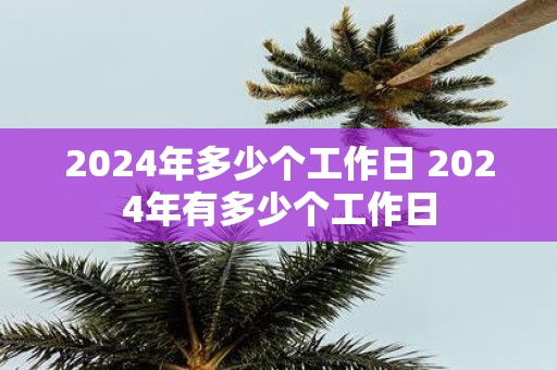 2025年多少个工作日 2025年有多少个工作日