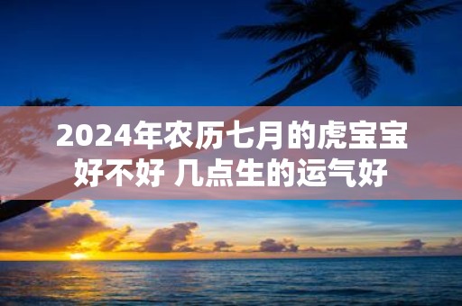 2025年农历七月的虎宝宝好不好 几点生的运气好