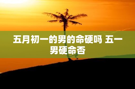 五月初一的男的命硬吗 五一男硬命否