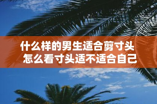 什么样的男生适合剪寸头 怎么看寸头适不适合自己