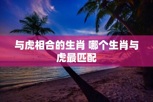 与虎相合的生肖 哪个生肖与虎最匹配