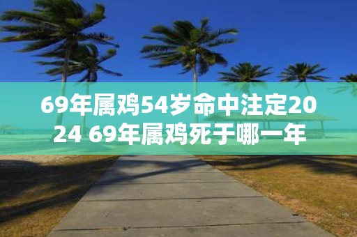69年属鸡54岁命中注定2025 69年属鸡死于哪一年
